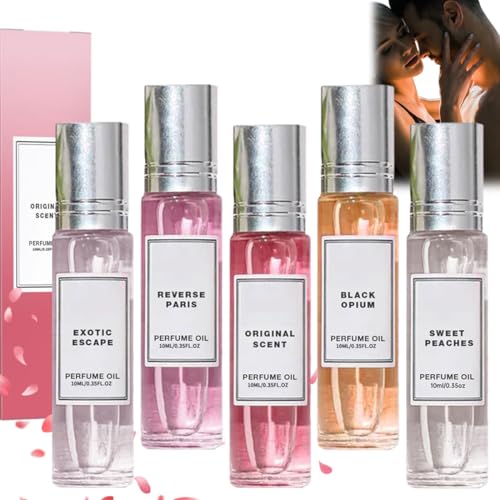Venom Pheromone Perfume Collection for Women,Long-Lasting Roll,On Scents for Enhanced Attraction,Portable,All-Day Freshness and Alluring Fragrance(5PCS)