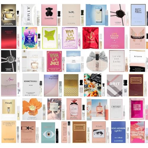 Perfume High End Designer Fragrance Sampler Set for Women - (Pack of 12 Sample Vials)