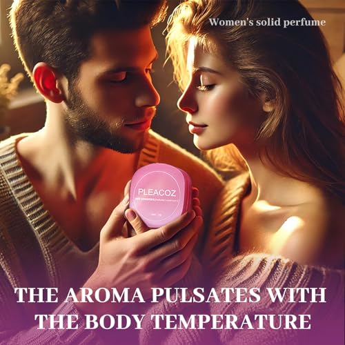Solid perfume Balm - Natural Ingredients, Long Lasting Fragrance, Portable Women's Perfume, Suitable for Traveling, Best Gifts