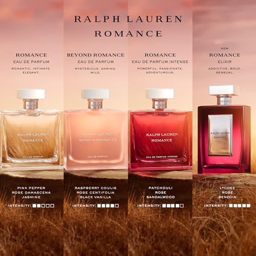 RALPH LAUREN FRAGRANCES - Romance Elixir - Eau de Parfum - Women's Perfume - Warm & Sweet Gourmands - With Lychee, Rose & Benzoin