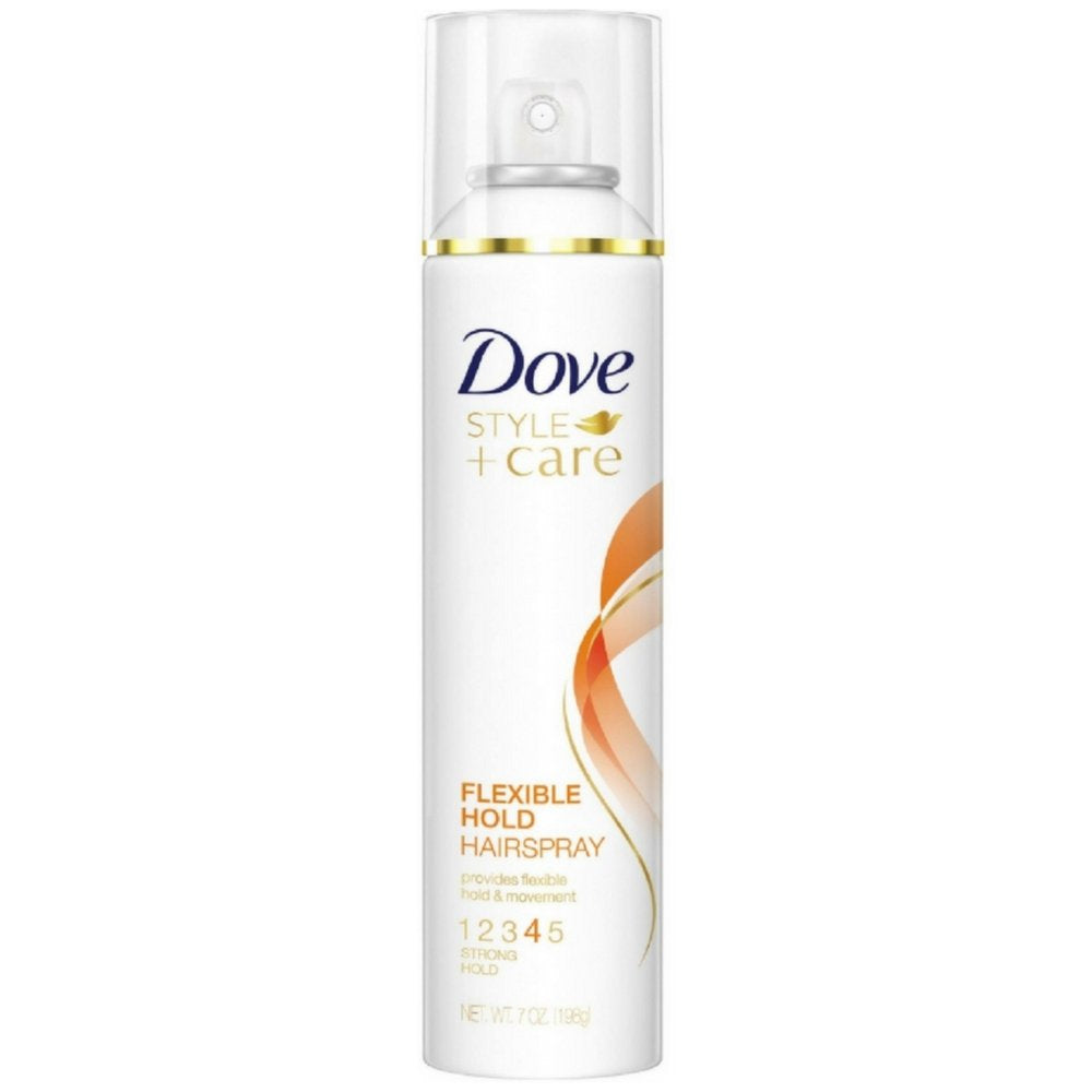 Dove Style + Care Flexible Hold Hairspray, Strong Hold 7 oz (Pack of 2)