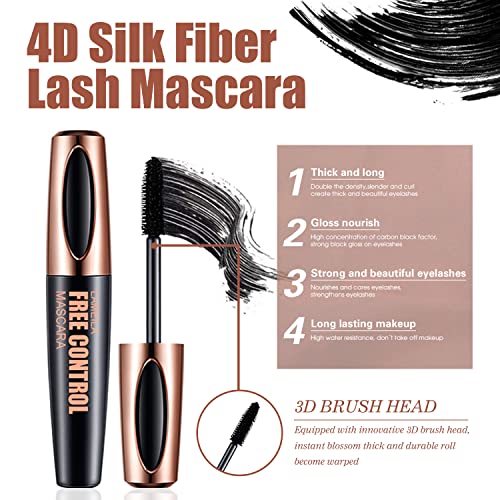 All in One Makeup Kit, Includes 12 Colors Naked Eyeshadow Palette, Beige Liquid Foundation, Lipstick Set, Eyebrow Soap, Eyeliner Stamp, Waterproof Mascara, Brush, Sponges