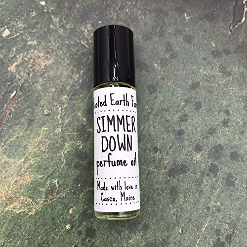 Simmer Down Perfume Oil Roll On Cedarwood Clary Sage Unisex Fragrance