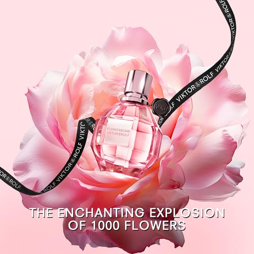 Viktor&Rolf - Flowerbomb Eau de Parfum - Mother's Day Perfume Set - Floral & Woody - With Notes of Vanilla, Jasmine, & Rose - 3.4 Fl Oz & 2 0.34 Fl Oz Travel Size Fragrances