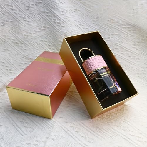 Lock Pink Temptation Perfumes for Women, Floral Woody Eau De Parfum Spray Long-Lasting Fragrance Ladies Perfume 1.7 Fl Oz/50ml, Notes of Bergamot Jasmine Vanilla Cedarwood Musk