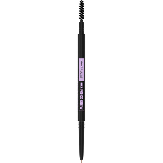 Maybelline Express Brow Ultra Slim Eyebrow Makeup, Brow Pencil With Precision Tip And Spoolie For Defined Eyebrows, Taupe, 1 Cou