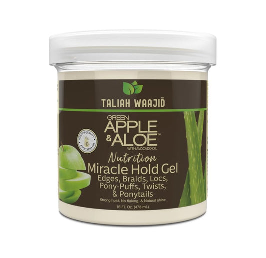 Taliah Waajid Green Apple & Aloe Nutrition Miracle Hold Gel 16Oz (T028)