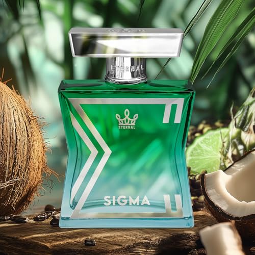 Eternal Sigma - Inspired by Designer Exotic Coconut Cologne - 3.4 oz (100ml) - EDP - Long-lasting - Vegan - Clean Ingredients - Cologne Spray for Men - 2000 sprays per bottle