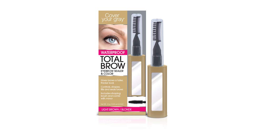 Cover Your Gray Total Brow Eyebrow Sealer and Color - Light Brown/Blonde