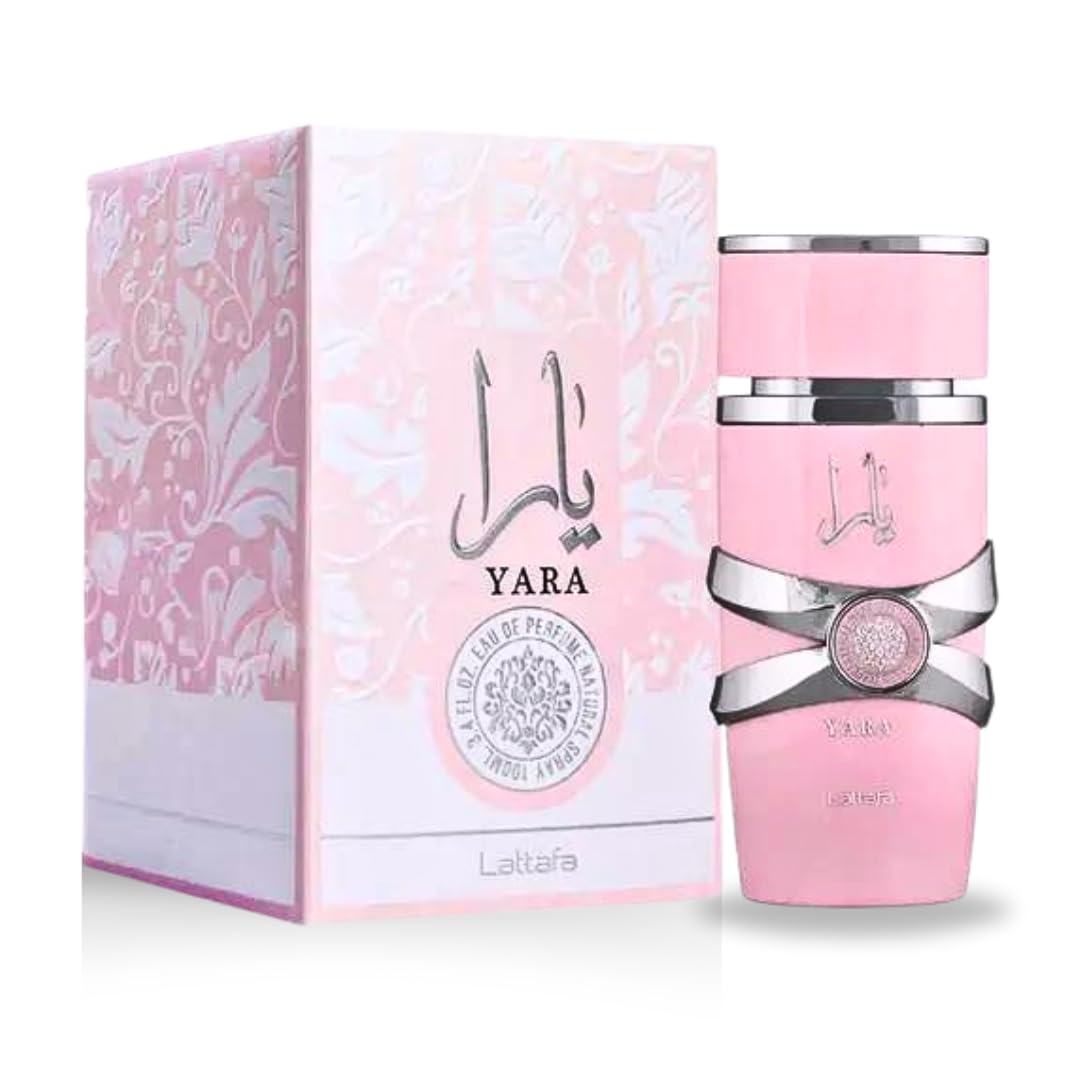 Lattafa Yara Perfume Set | 3.4 Fl Oz | Elegant Fragrance for Women