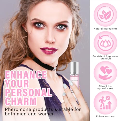 Pheromones Perfumes for Women,20 ML Long-lasting Roll on Pheromone Perfume to Attract Men,Unique Scent Pheromone Cologne for Women