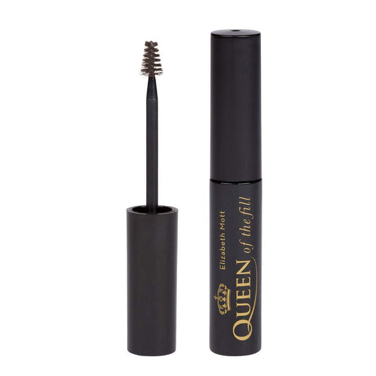 Elizabeth Mott Eyebrow Gel Makeup - Queen Of The Fill Brow Tint And Filler - Brush To Fill In Eyebrows And Cover Gray Hairs, Wat