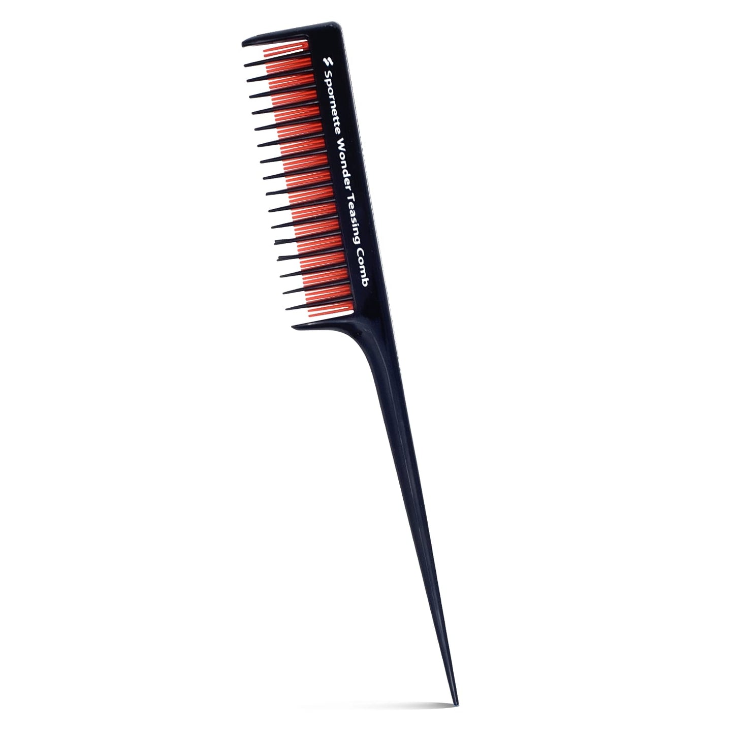 Spornette Little Wonder Teasing Comb (TC-1) - Triple Teasing Comb With A Three Row Comb And Rat Tail Handle For Parting Hair - A