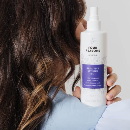 No nothing Very Sensitive Styling Mist - Fragrance Free Blow-Dry Styling Spray With Frizz Control, Non-Aerosol, Unscented, Anti-Humidity 100% Vegan - 8.5 fl oz