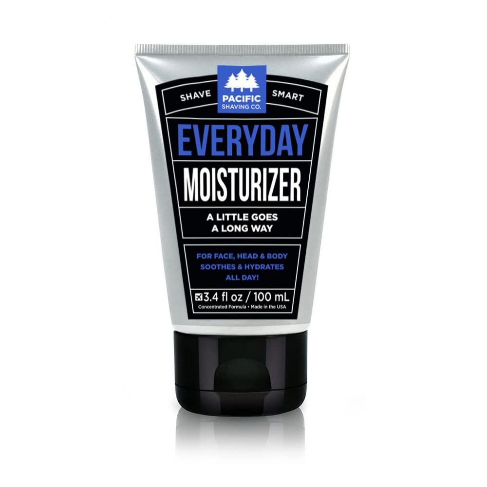 Pacific Shaving Company Everyday Moisturizer - Daily Post-Shave Moisturizer Cream for Men & Women - Hydrating Face Cream with Jo