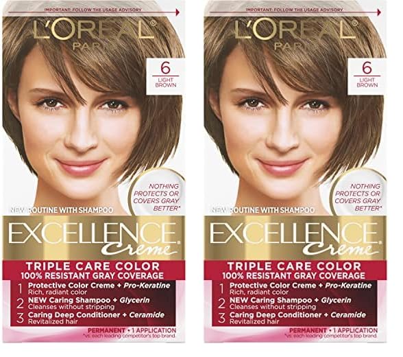 L'Oreal Paris Excellence Crème Hair Color | 9 Light Natural Blonde | Gray Coverage