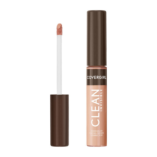 Covergirl Clean Invisible Concealer, Lightweight, Hydrating, Vegan Formula, Classic Beige 130, 0.23Oz