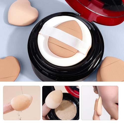 MAANGE Makeup Brushes 51 Pcs Makeup Kit, Multi-functional Makeup Tool Set with Makeup Brush Foundation Brush Make up Brushes Set Bag (Champagne)
