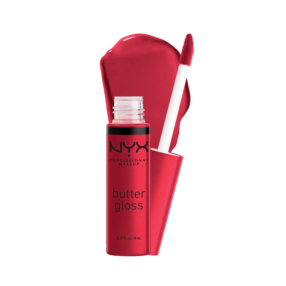 NYX Butter Gloss | Non-Sticky Deep Red Lip Gloss for All Skin Tones