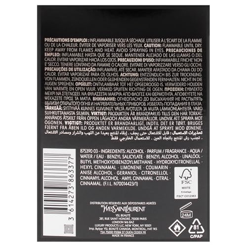 YVES SAINT LAURENT Black Opium Le Parfum for Women - 1.6 oz Parfum Spray