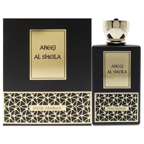 Swiss Arabian Areej Al Sheila - Luxury Products From Dubai - Long Lasting, Addictive Personal EDP Spray Fragrance - Seductive Signature Aroma - 3.4 Oz