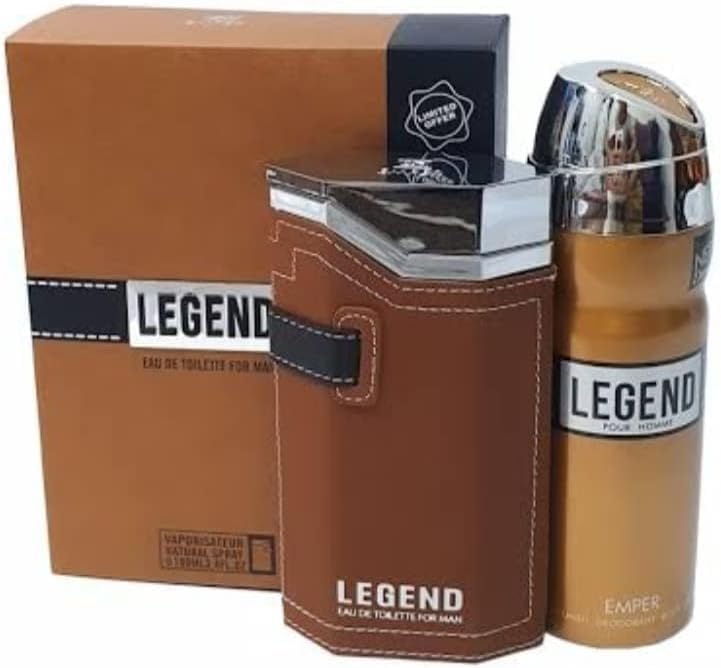Emper Legend Men Eau De Toilette 100 ml + 200 ml Deodorant Combo Gift Set