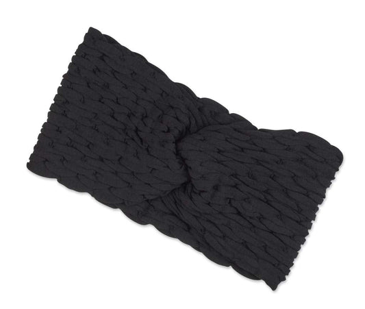 Conair Scnci Extra-Wide Twist Headwrap, Made in Italy, in Black, 1 Count