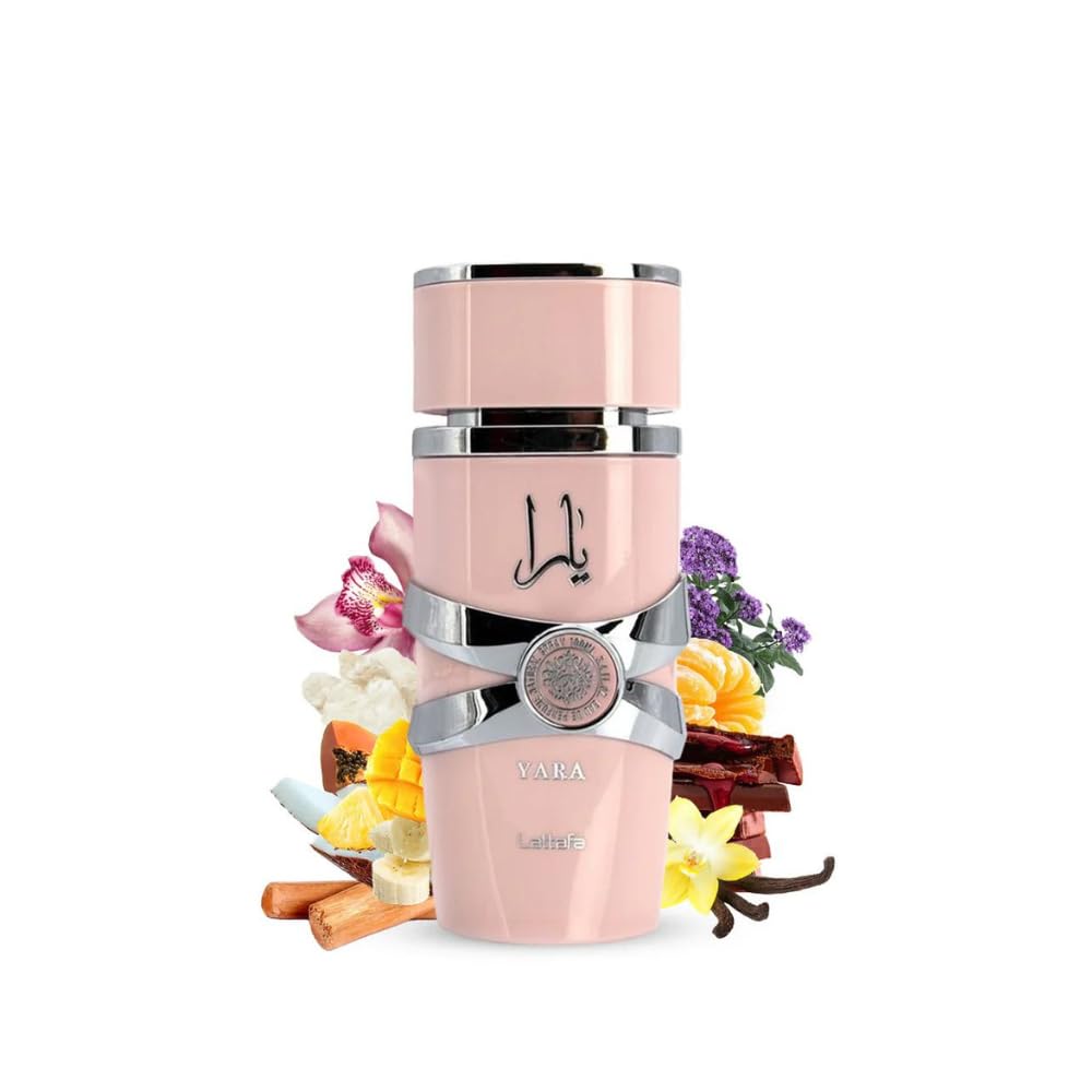 Lattafa Yara Perfume Set | 3.4 Fl Oz | Elegant Fragrance for Women