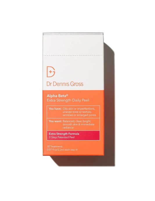 Dr. Dennis Gross Alpha Beta Extra Strength Daily Peel: For Oily Skin, Uneven Tone Or Texture, Wrinkles Or Enlarged Pores (30 Tre