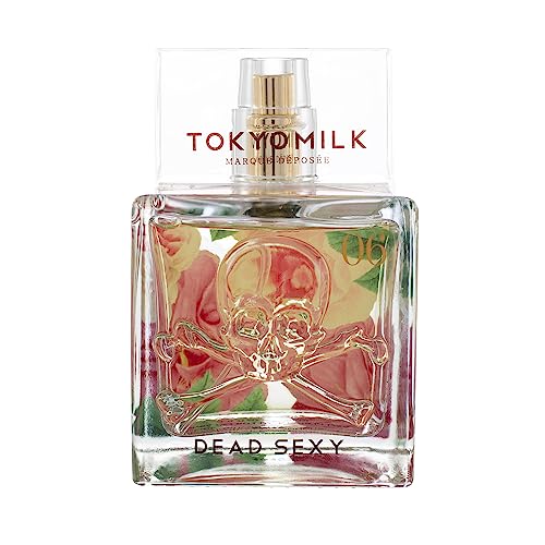 TOKYOMILK Dead Sexy Embossed Eau de Parfum, 3.4 fl. oz, 100 ml, Deep Vanilla Perfume with Exotic Wood, White Orchid & Ebony, Romantic & Ethereal, Women’s Luxurry Fragrance Spray
