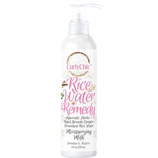 Curly Chic Rice Water Remedy Moisturizing Hair Milk 8 Fl.Oz