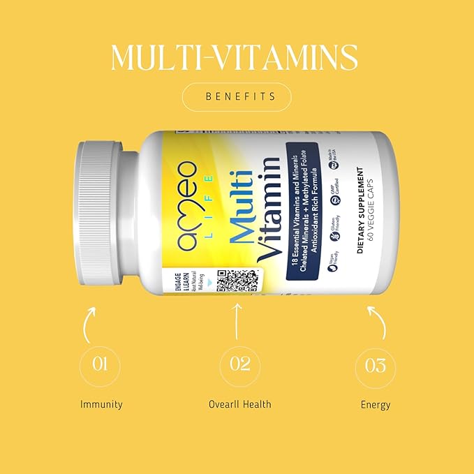 Probiotics & Chelated Daily Multivitamins Bundle for Digestive and Immune Health