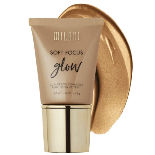 Milani Soft Focus Glow Complexion Enhancer - Bronze Glow (1.59 Ounce) Vegan, Cruelty-Free Liquid Highlighter that Brightens Skin