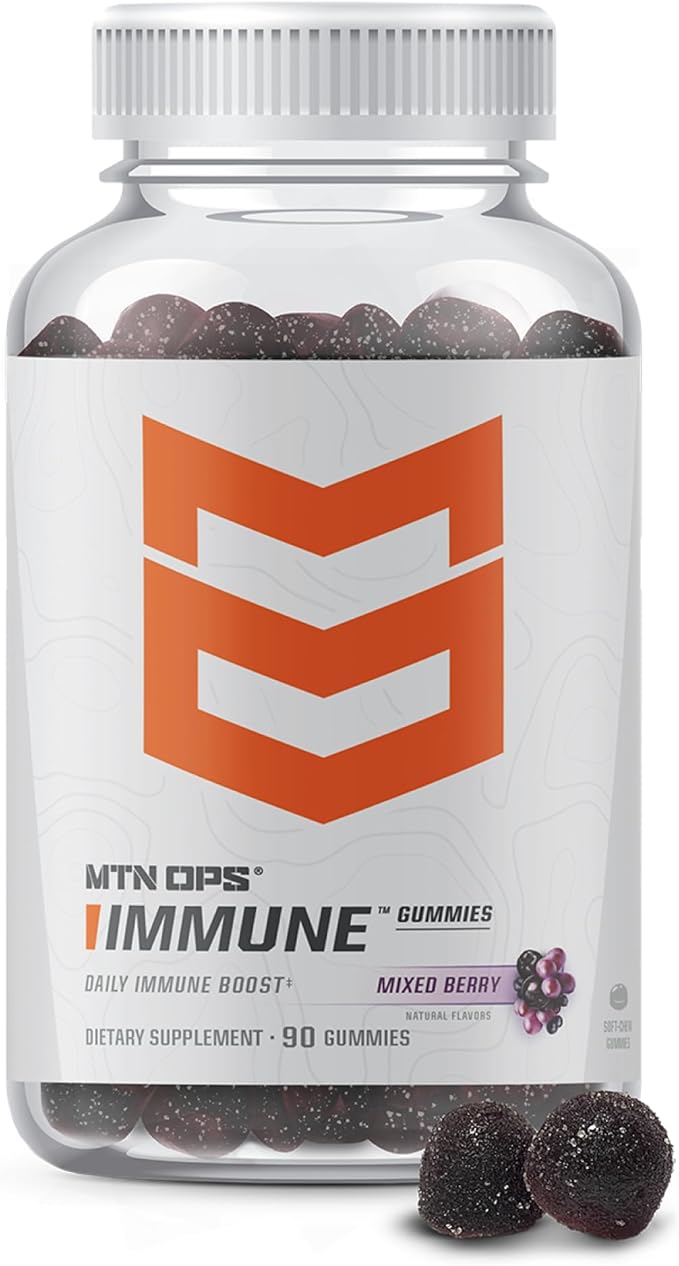 MTN OPS Immune Gummies + Immune STM Orange Citrus Bundle