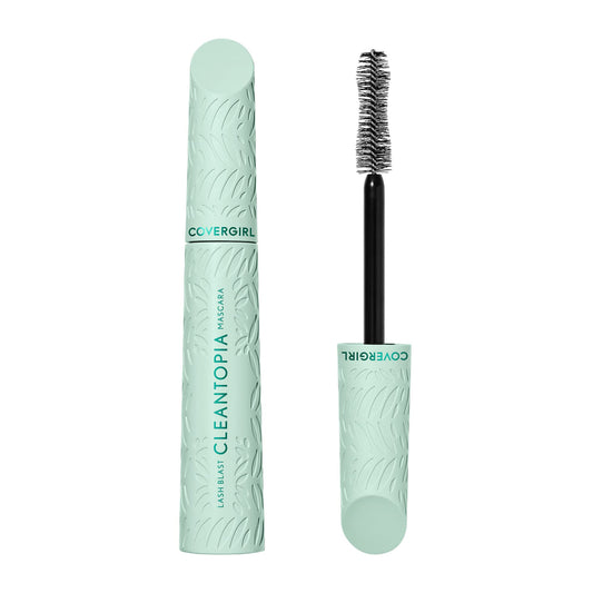 Covergirl Lash Blast Cleantopia Mascara, Volumizing, Smudge-Proof, Vegan Formula, Black Brown 810, 0.32Oz