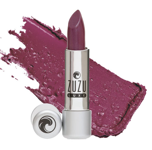 Zuzu Luxe Lip Color Lipstick (Ultra Violet - Purple with Opalescent Pink/Cool Crme), Natural Ultra-Hydrating Lipstick, Paraben F