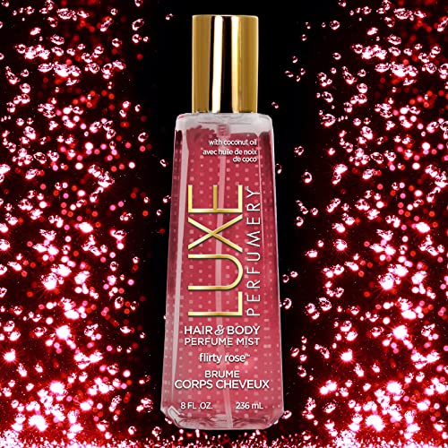 Luxe Perfumery Flirty Rose Hair & Body Perfume Mist, 236 mL