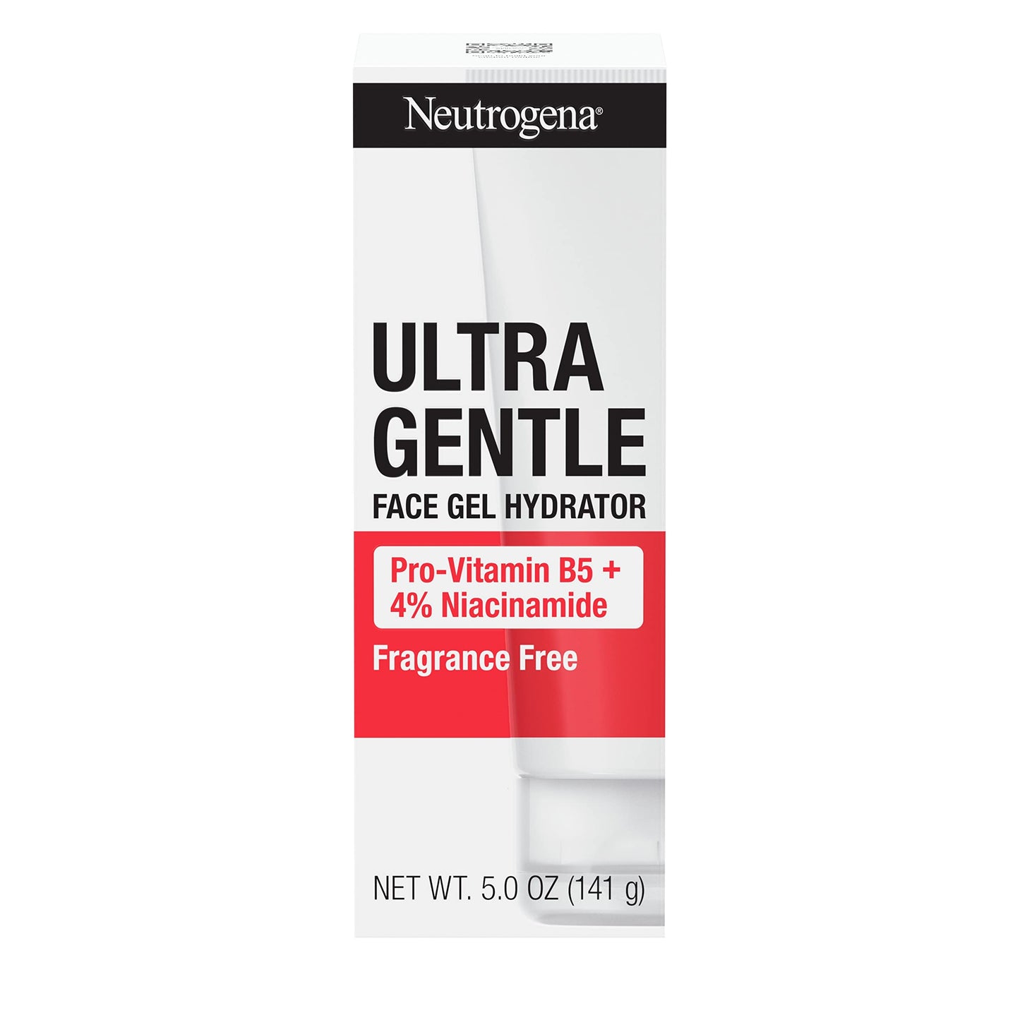 Neutrogena Ultra Gentle Face Gel Hydrator With Pro-Vitamin B5 & 4% Niacinamide Designed For Acne-Prone Skin, Lightweight Gel Cre