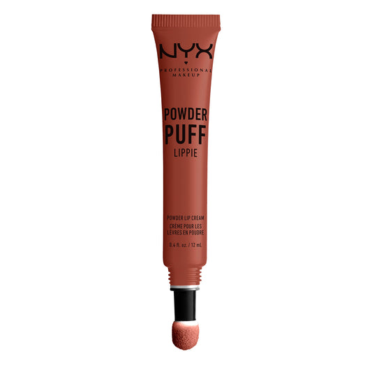 Nyx Professional Makeup Powder Puff Lippie Lip Cream, Liquid Lipstick - Teacher'S Pet (Orange Brown)