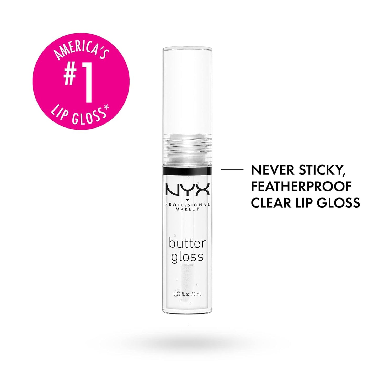 NYX Slim Lip Pencil & Butter Gloss Bundle | Peakaboo Neutral, Sugar Glass