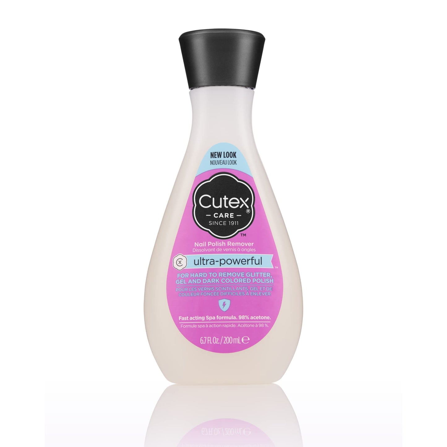 Cutex Ultra-Powerful Nail Polish Remover 6.76 Fl Oz (Pack Of 6)