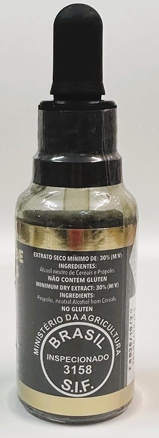 1 Box of 8 Bottles Wax Green Propolis Extract Brazilian N10 60% Wax Free Liquid (30ml / 1 fl oz)