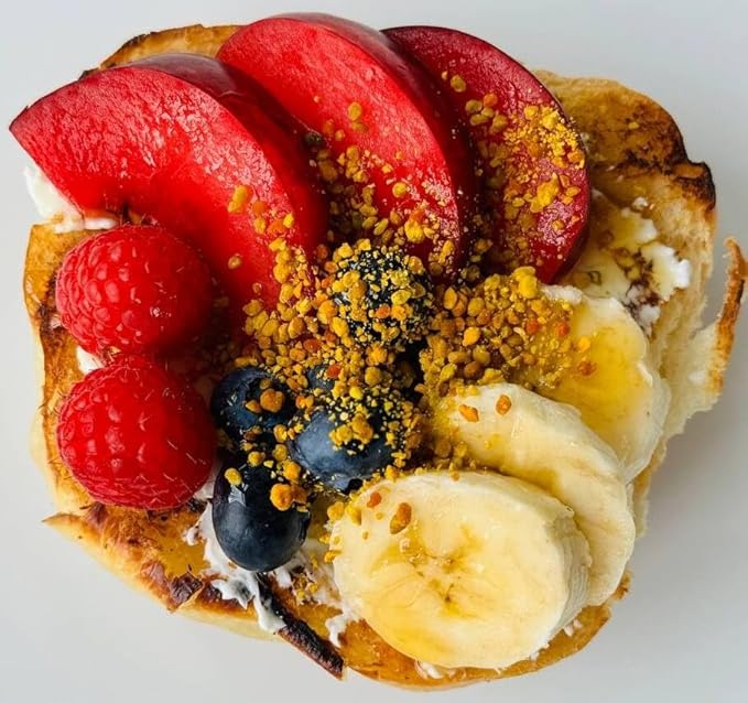 Bee Pollen Granules for Women - Organic Dietary Supplement - Morning Energy Boost 120g (4.2oz)