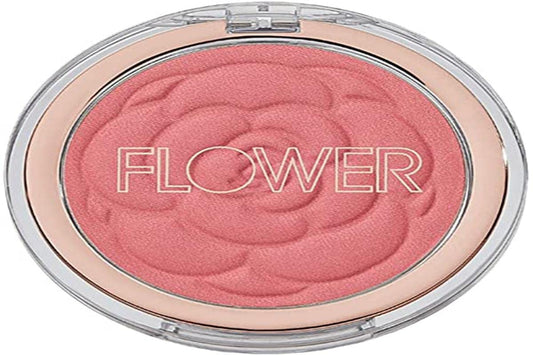 Flower Beauty Pots Powder Blush Smooth Silky Skin Tone Enhancing Soft Satin Finish Makeup, Warm Hibiscus, 0.21 Ounce
