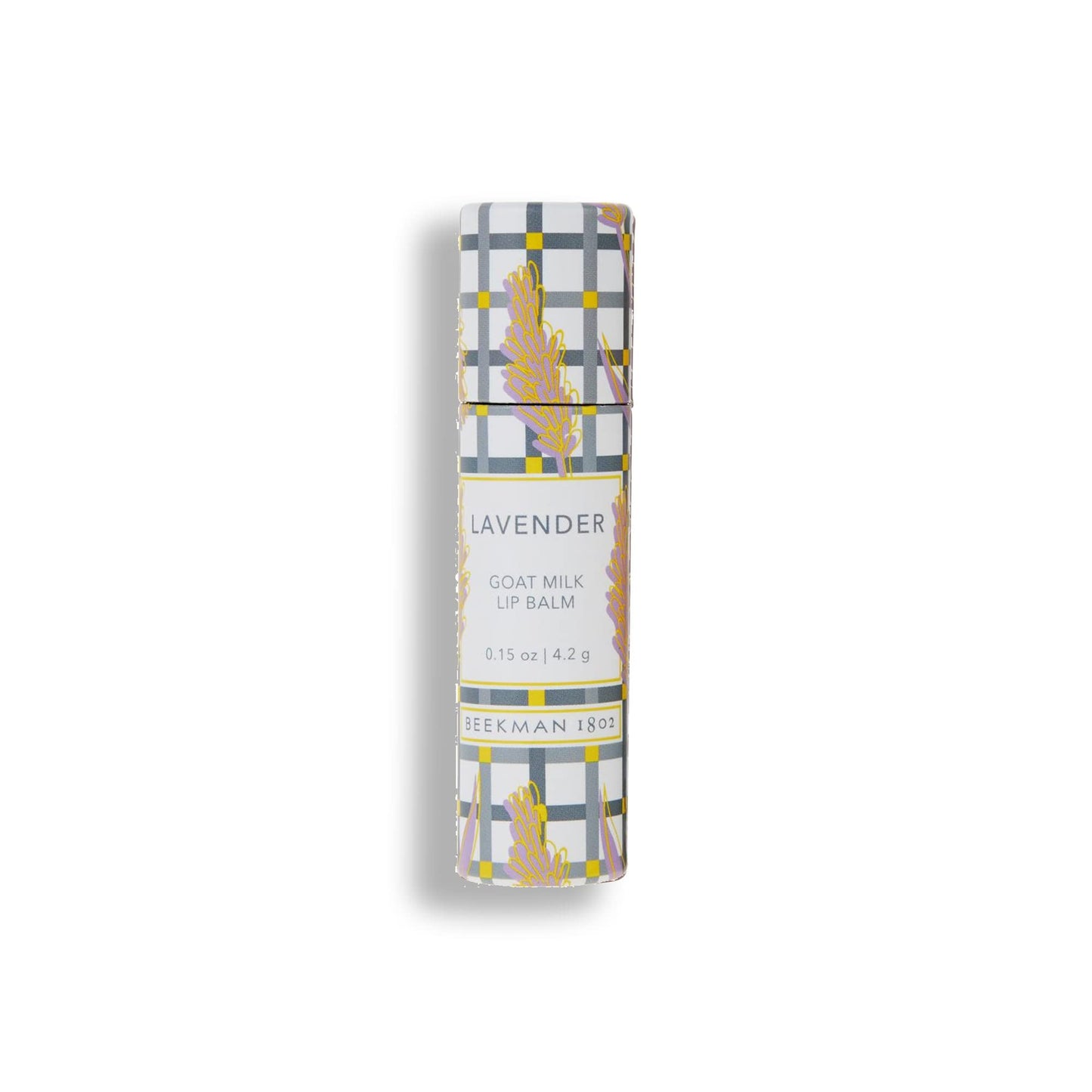 Beekman 1802 Lip Balm, Lavender - Scented - 0.15 Oz - With Goat Milk, Vitamin E & Beeswax For Dry, Cracked Lips - Good For Sensi