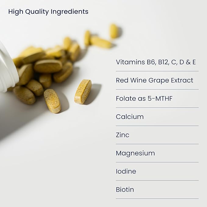 Multivitamin, Mineral & Antioxidant Plus - Multivitamin for Men & Women with Vital Nutrients, Vitamin C & Vitamin D & Vitamin E, 112 Tablets