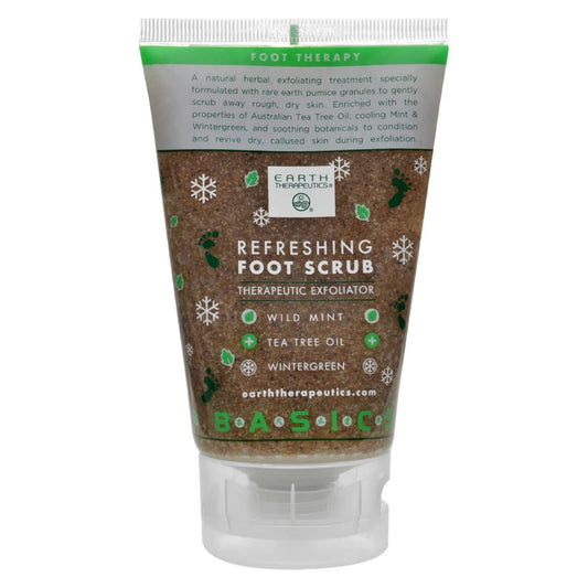 Earth Therapeutics Exfoliator Refreshing Foot Scrub, 4 Oz