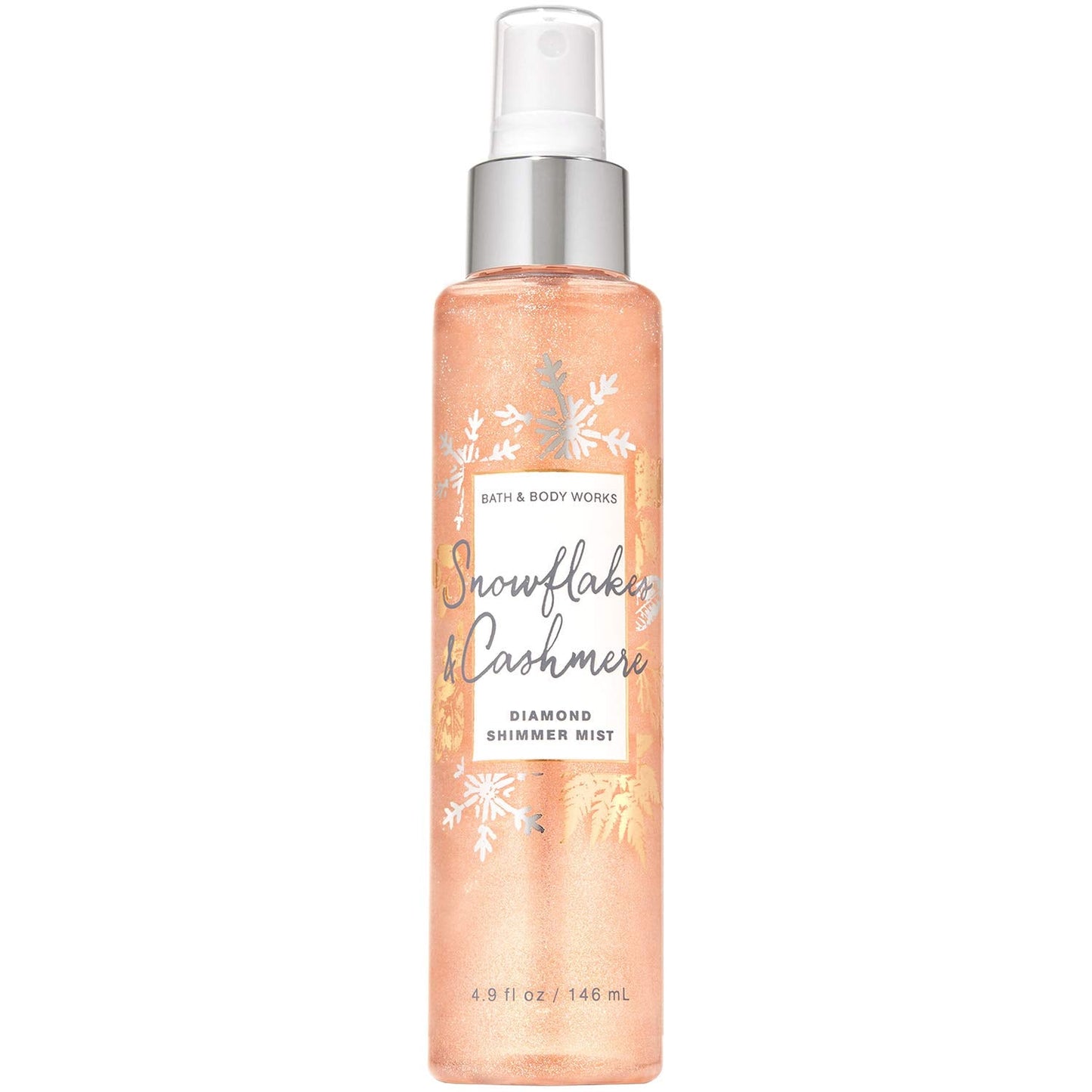 Bath And Body Works Snowflakes & Cashmere Diamond Shimmer Mist 4.9 Fluid Ounce (2019 Edition)