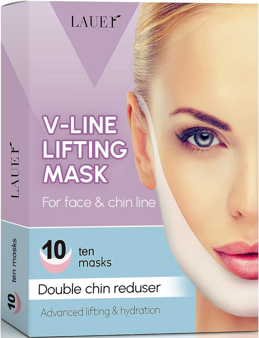 V Shaped Contouring Face Mask Line Shaping Lifting Belt Neck Reduction Jawline Lift Tape Enhancer Face Patch Firming Tightening