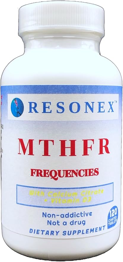 MTHFR Frequencies- 120 Tablets - with Natural Frequencies of The MTHFR, MTR and MTRR to Support Methylation, 5-MTHF and B12 Production